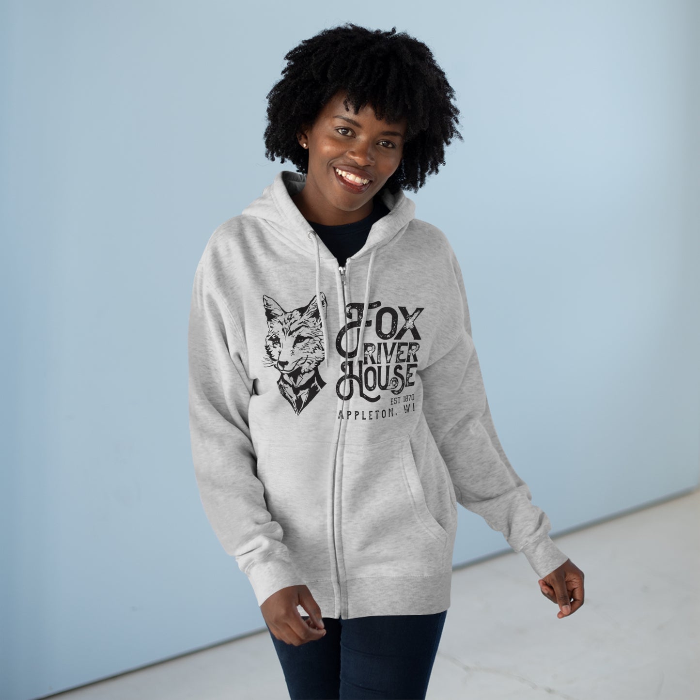 Mr. Fox Zip Hoodie