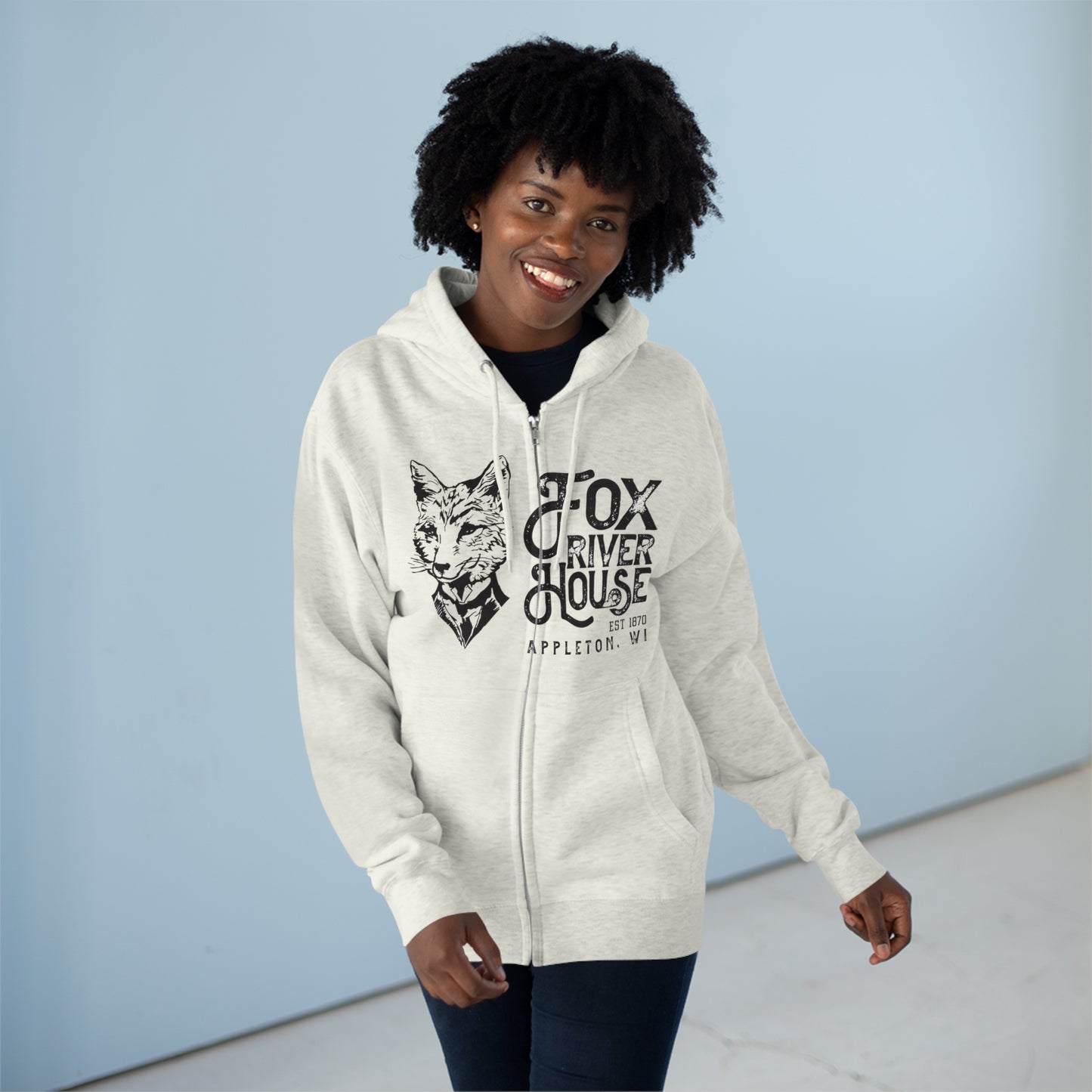 Mr. Fox Zip Hoodie