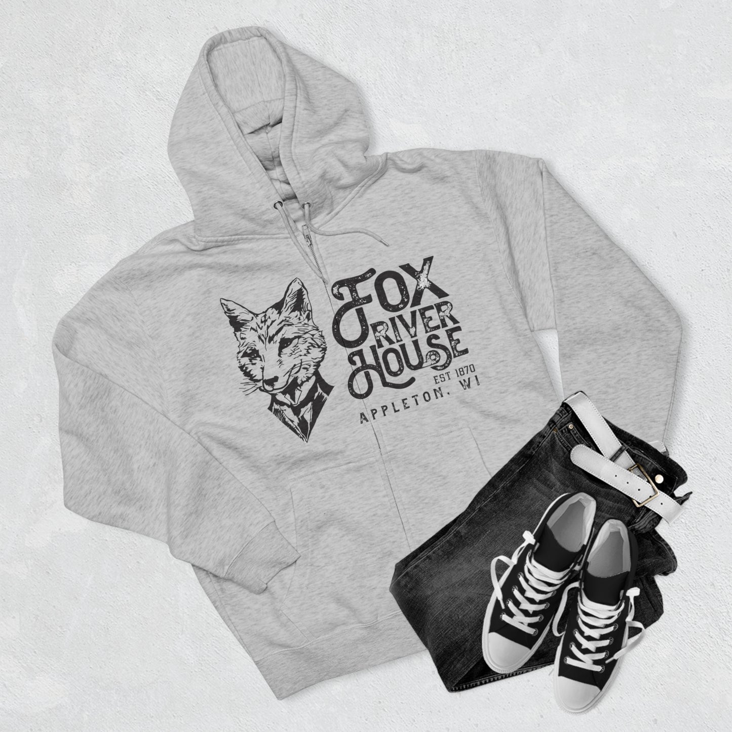 Mr. Fox Zip Hoodie