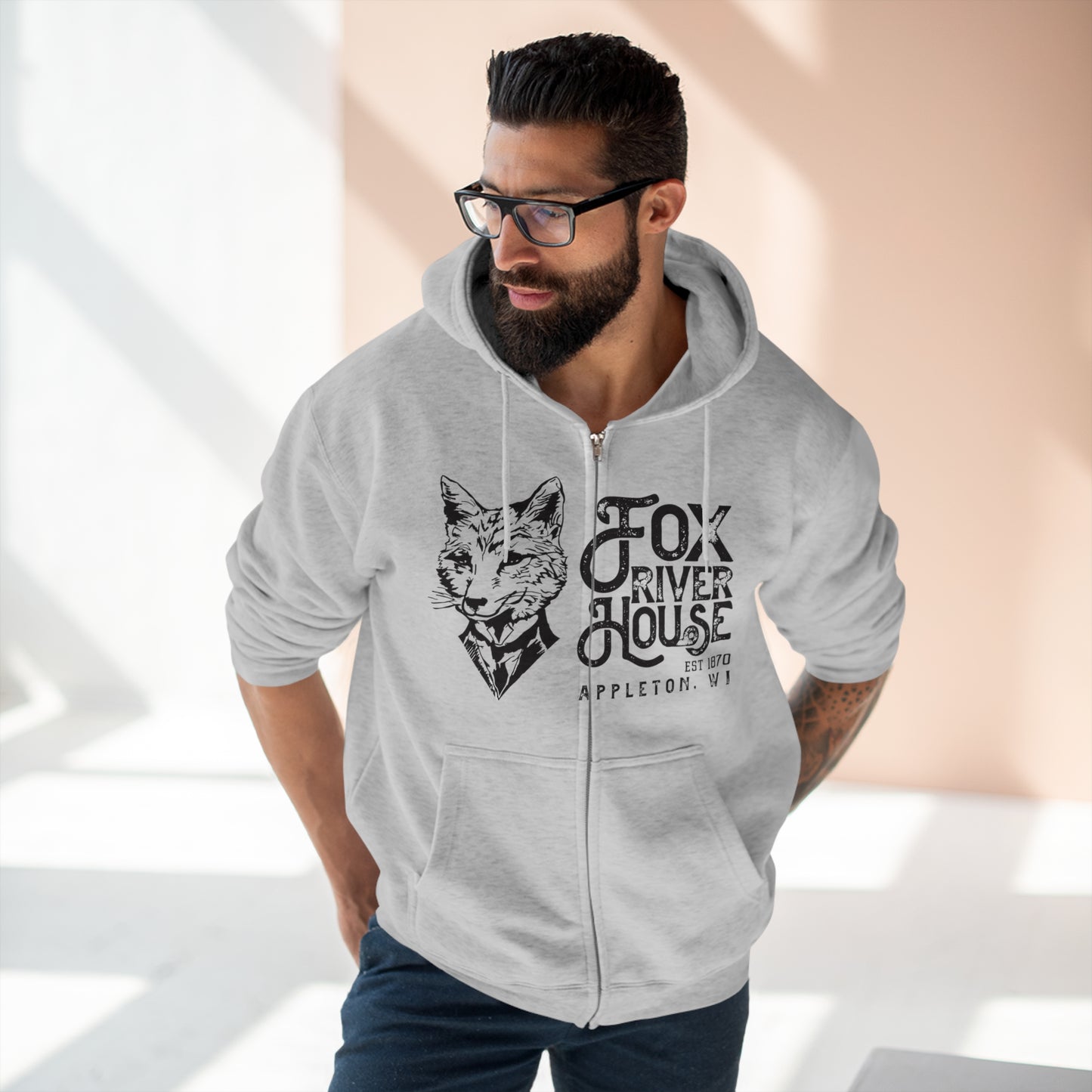 Mr. Fox Zip Hoodie