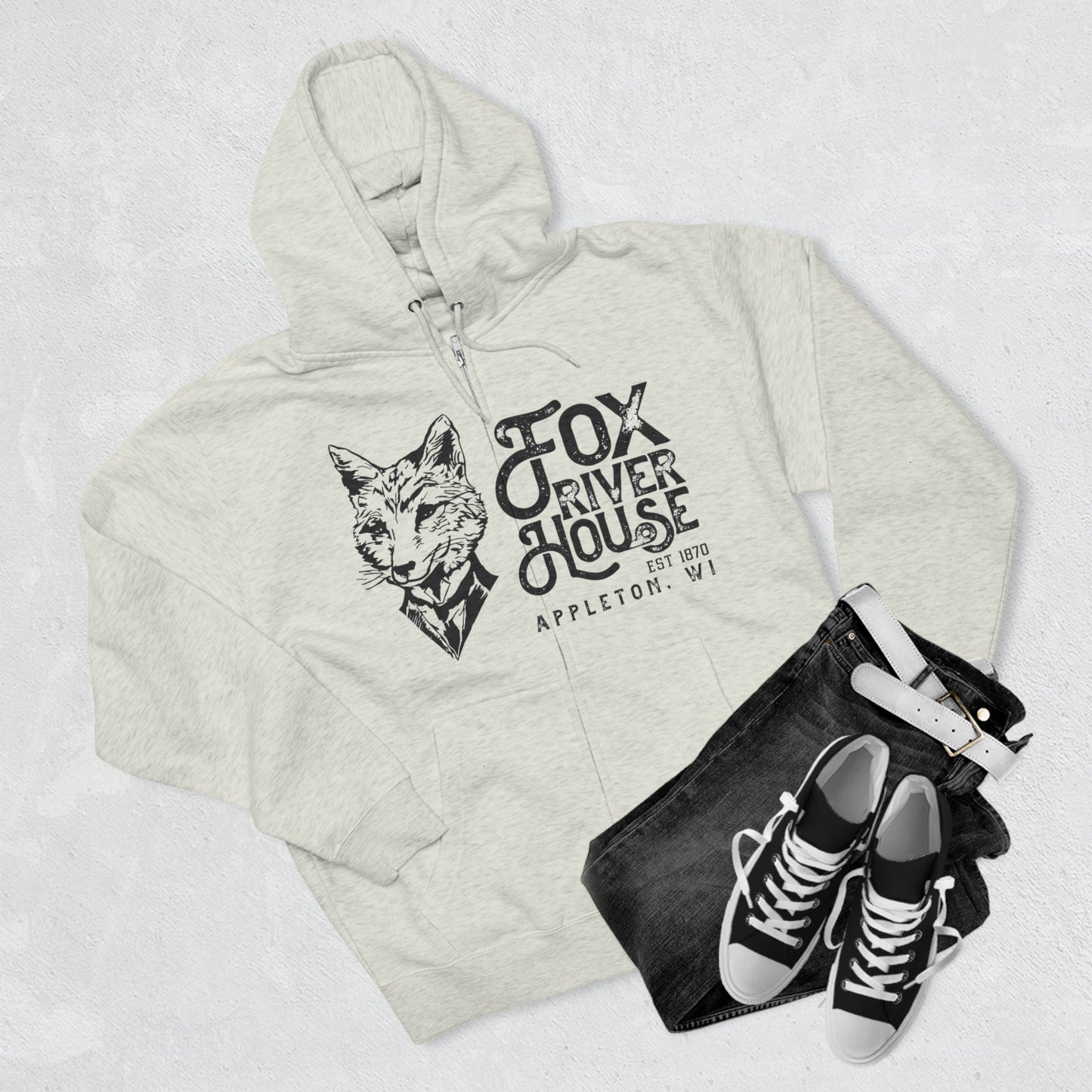 Mr. Fox Zip Hoodie